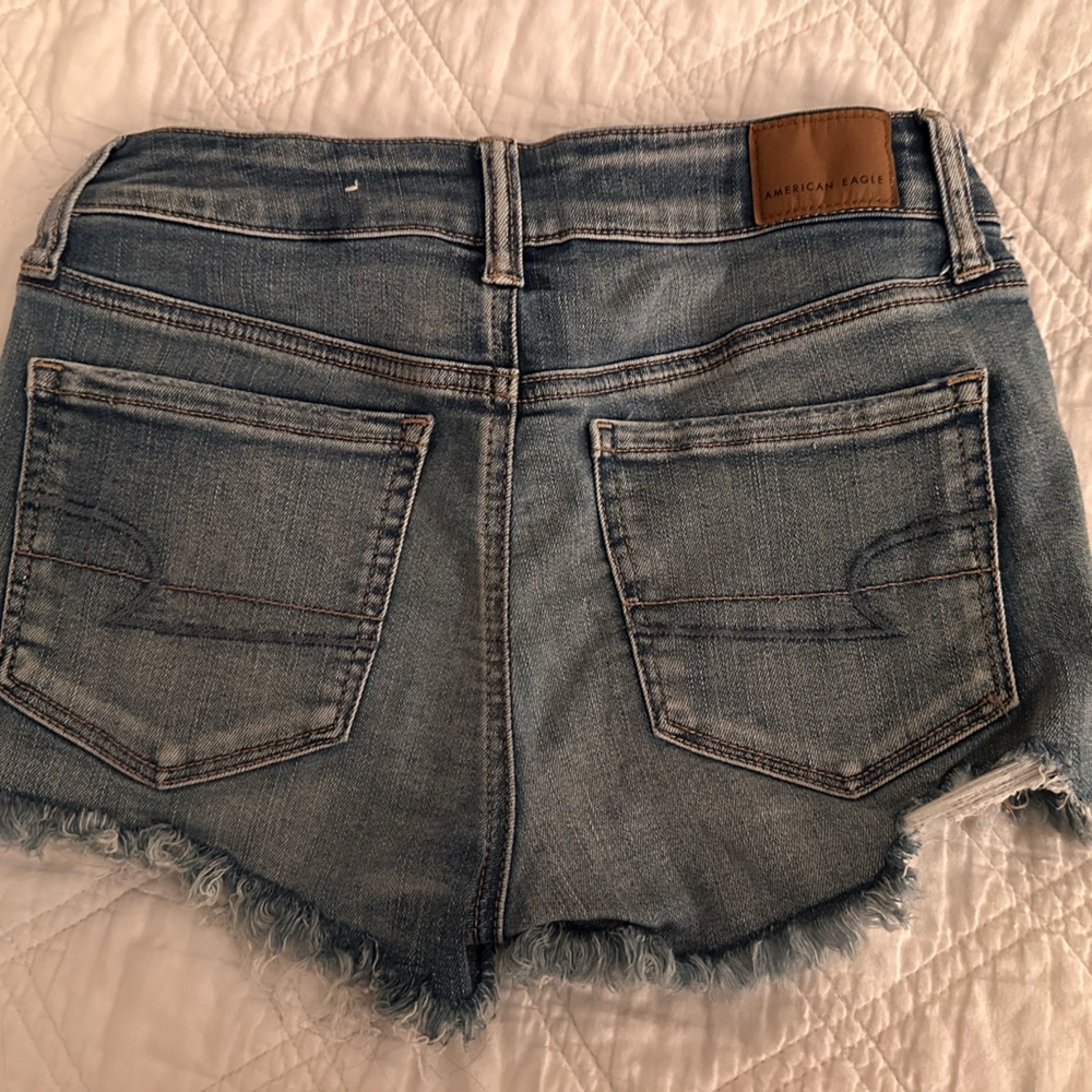American Eagle Outfitters Light Blue Jean Shorts
